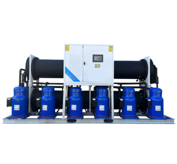 盛海空调 大功率水源热泵机组图