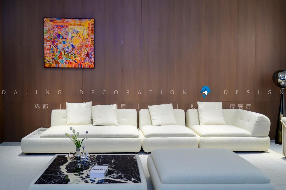 大晶装饰 展示区 公司客厅展示区