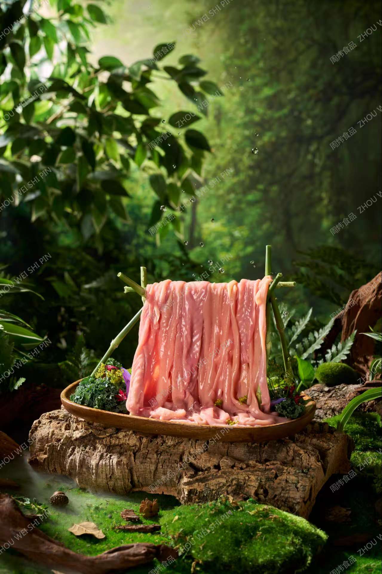 周炜食品鲜鹅肠图