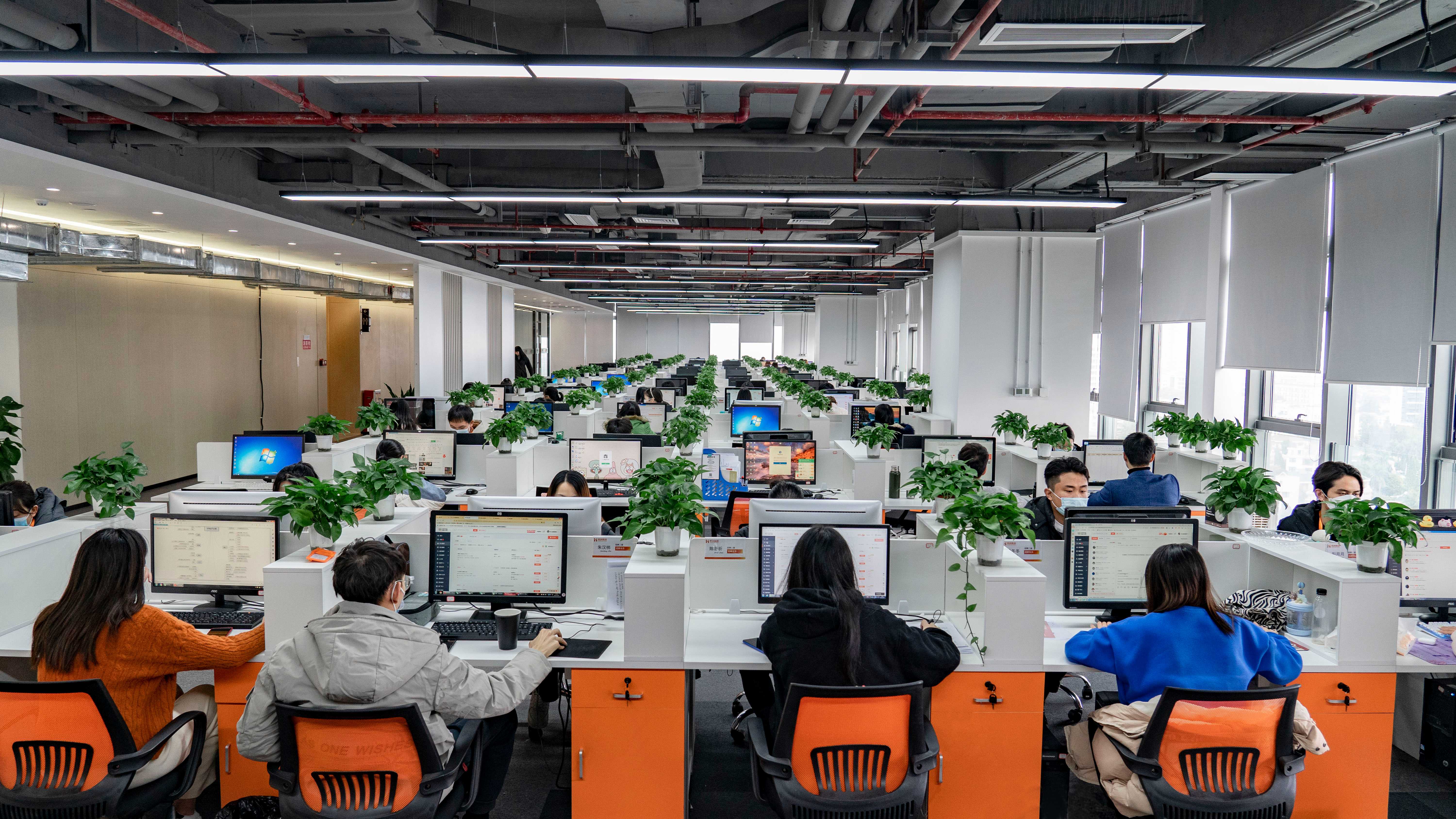 欢创集团 员工办公场景图