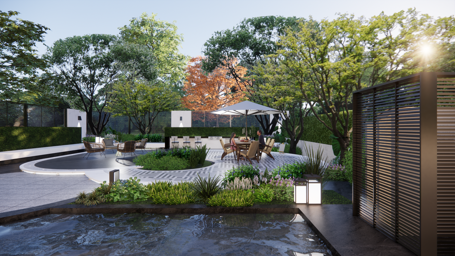 至大建筑 上海佘山东紫园全系列景观工程案例图