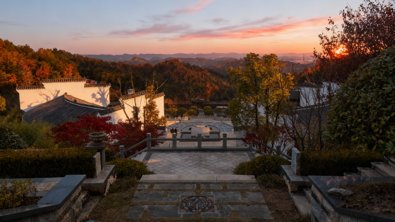 故丘公墓 陵园全景图